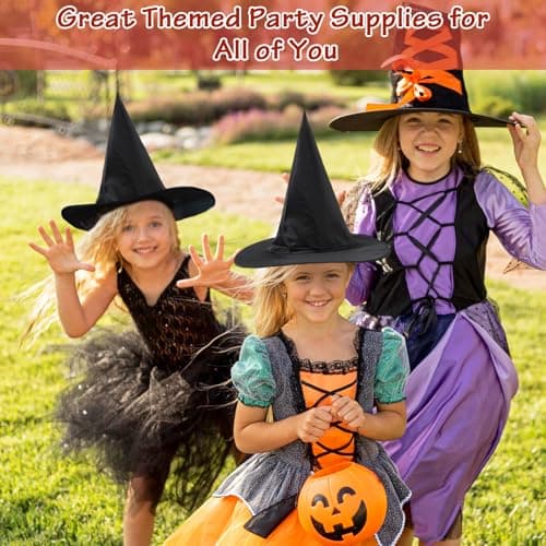 Hanging Witch Hats with 98Ft Fishing Line for Halloween Decor