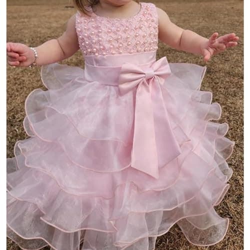 Jup'Elle Flower Girl Wedding Dress with Ruffle Lace