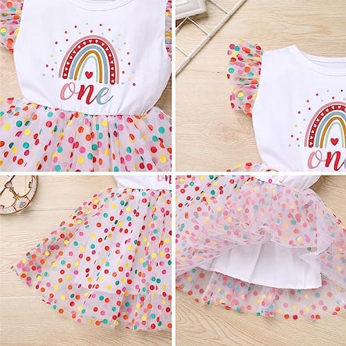 Newborn Infant Baby Girl 1/2 1st 2nd Birthday Party Dress