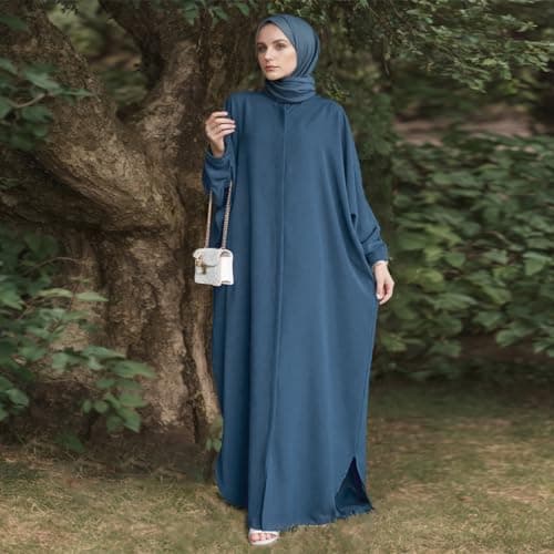 FYMNSI Modest Maxi Abaya Robe for Women Islamic Dress