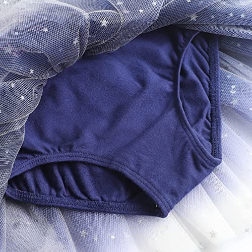 Unicorn Tutu Ballet Leotards for Toddlers Girls Cotton Tulle Skirts