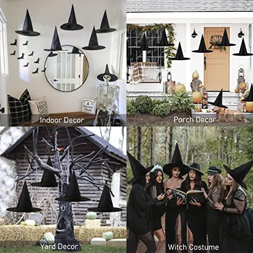 Halloween Black Witches Hats Decor 115 FT Rope Bulk