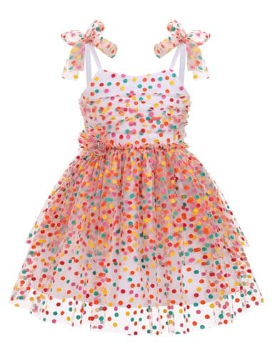 IBTOM CASTLE Toddler Flower Backless Tutu Dress for Girls Party & Cake Smash Birthday