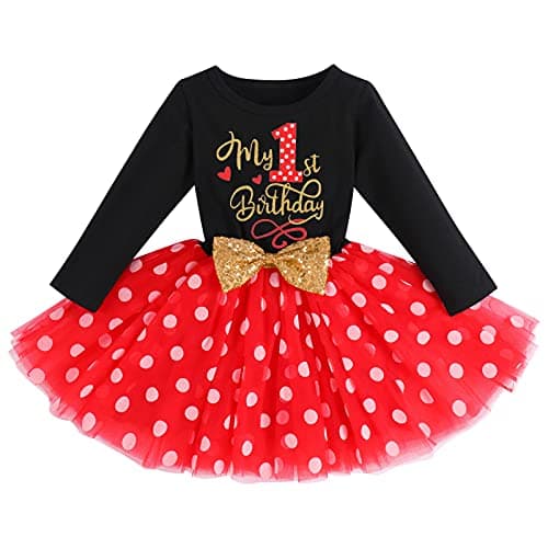 ODASDO Baby Girls Toddler Kids Birthday Party Dresses