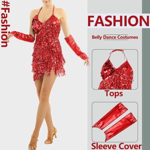 Ladies Latin Dance Dress for Samba and Ballroom Dancing