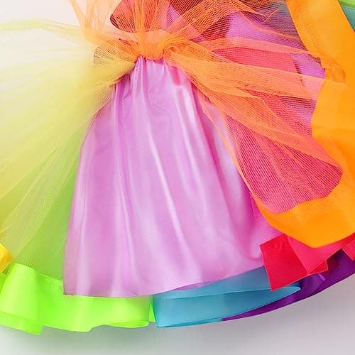 IBTOM CASTLE Watermelon 1st Birthday Rainbow Cake Smash Outfit for Baby Girls