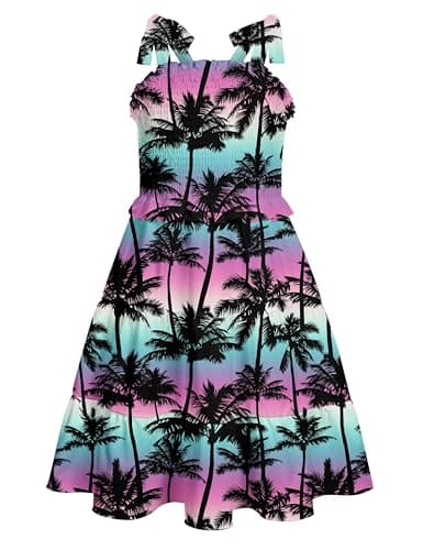 Kids4ever Girls Tiered Sundress with Pockets Summer Beachinte