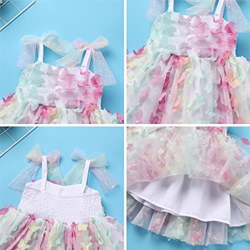 Toddler Girls' Birthday Party Dress with Bowknot and Tulle Tutu