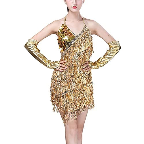Ladies Latin Dance Dress for Samba and Ballroom Dancing
