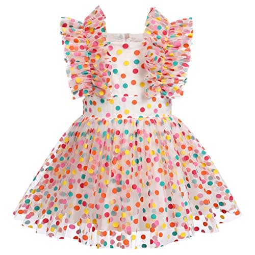 Newborn Infant Baby Girl Birthday Party Dress Romper