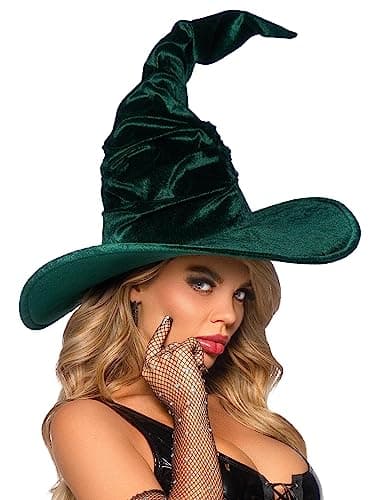 Leg Avenue Women's Large Emerald Ruched Witch Hat