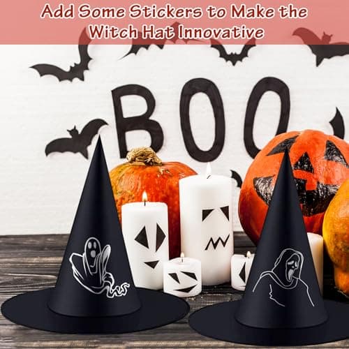 Hanging Witch Hats with 98Ft Fishing Line for Halloween Decor