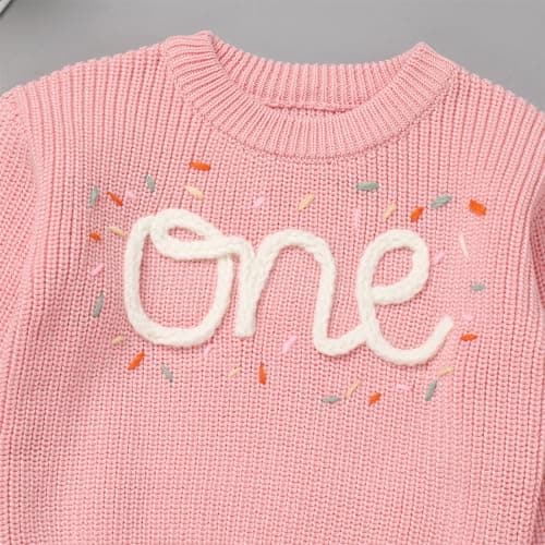 IDOPIP Toddler Girls' BohoEmbroidery Sweatshirt Outfit Fall Winter