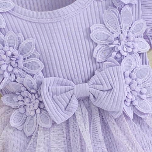 Newborn Baby Girls Lace Romper Dress with Headband 2pcs Summer Set