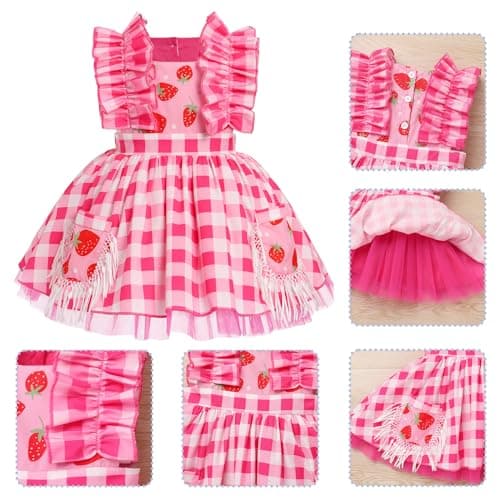 Newborn Infant Baby Girl Birthday Party Dress Romper