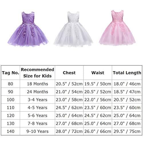 Girls Flower Dresses for Wedding, Birthday, and Party