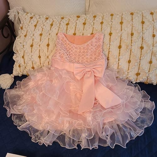 Jup'Elle Flower Girl Wedding Dress with Ruffle Lace