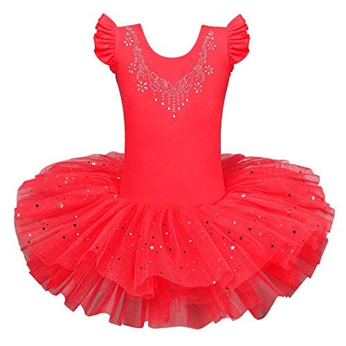 Ballet Leotards with Full Skirt for Girls