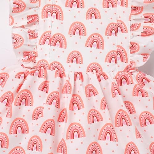 Newborn Infant Baby Girl Romper Dress with Headband Set