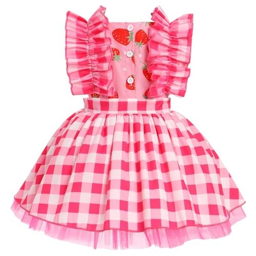 Newborn Infant Baby Girl Birthday Party Dress Romper