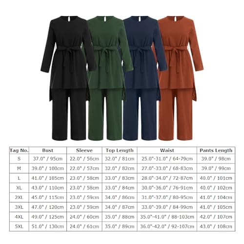 Muslim Women Loose Pants Set