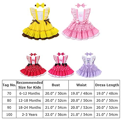Baby Girl Rainbow Tulle Tutu Dress for Birthday Party, Pageant, Evening, Wedding