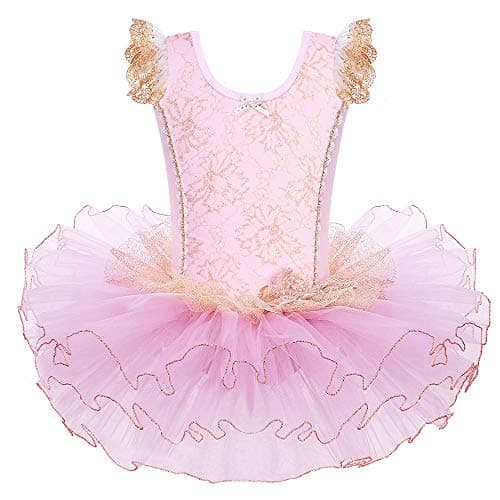 BAOHULU Girls' Ballet Dance Tutu Leotard 3-8 Years