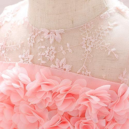 ODASDO Infant Flower Dress for Baby Girl Birthday Party Tutu Tulle