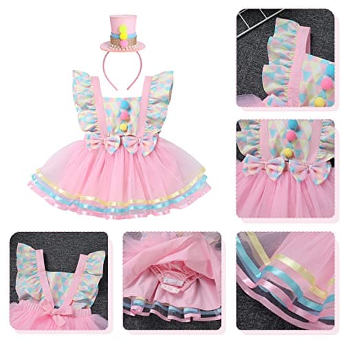 Baby Girl Circus Theme Party Princess Tutu Romper Dress