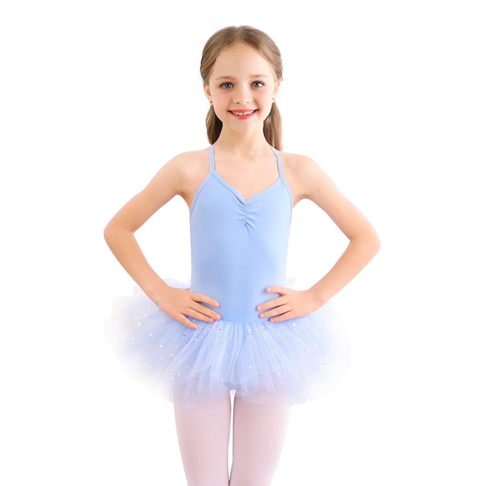 Biezoner Cotton Ballet Tutu Dress for Girls (Toddler-Little Kid-Big Kid)