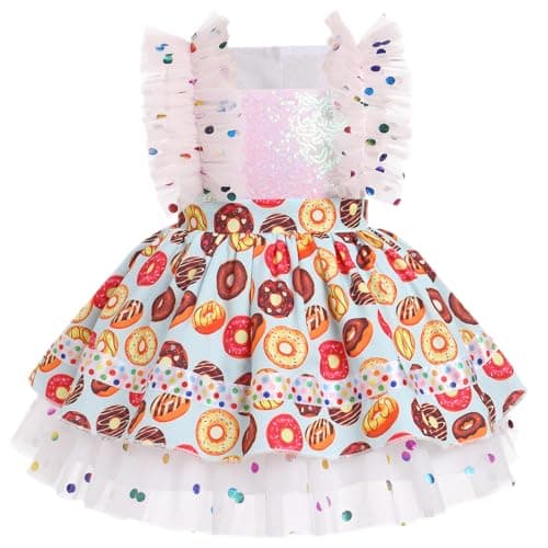 Newborn Infant Baby Girl Birthday Party Dress Romper