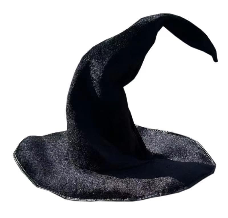 Adult Black Witch Hat for Women - Halloween Costume Accessory