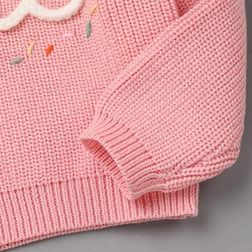 IDOPIP Toddler Girls' BohoEmbroidery Sweatshirt Outfit Fall Winter