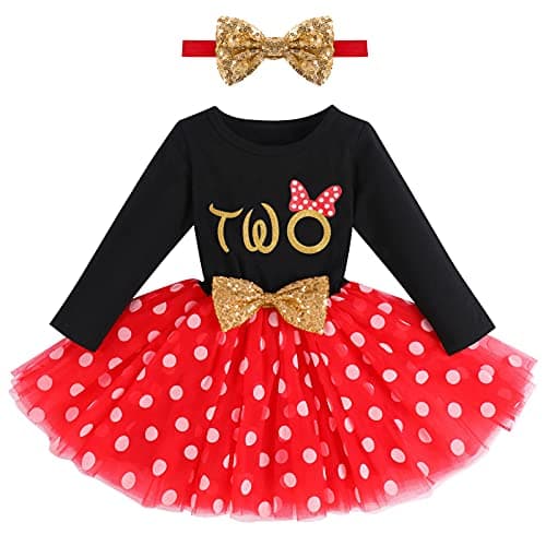 Refined Title: ODASDO Baby Girls Toddlers Birthday Tutu Dress Set