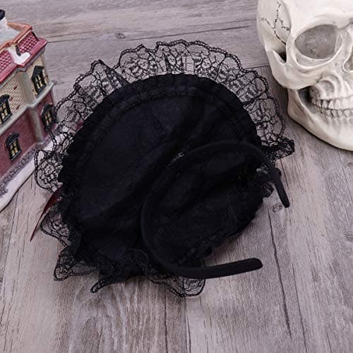 BinaryABC Halloween Witch Hat Headband Costumes Party Supplies (Purple)
