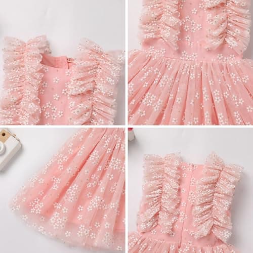 Kids Girls Tutu Dress for Birthday, Party, Pageant and Formal Occasions