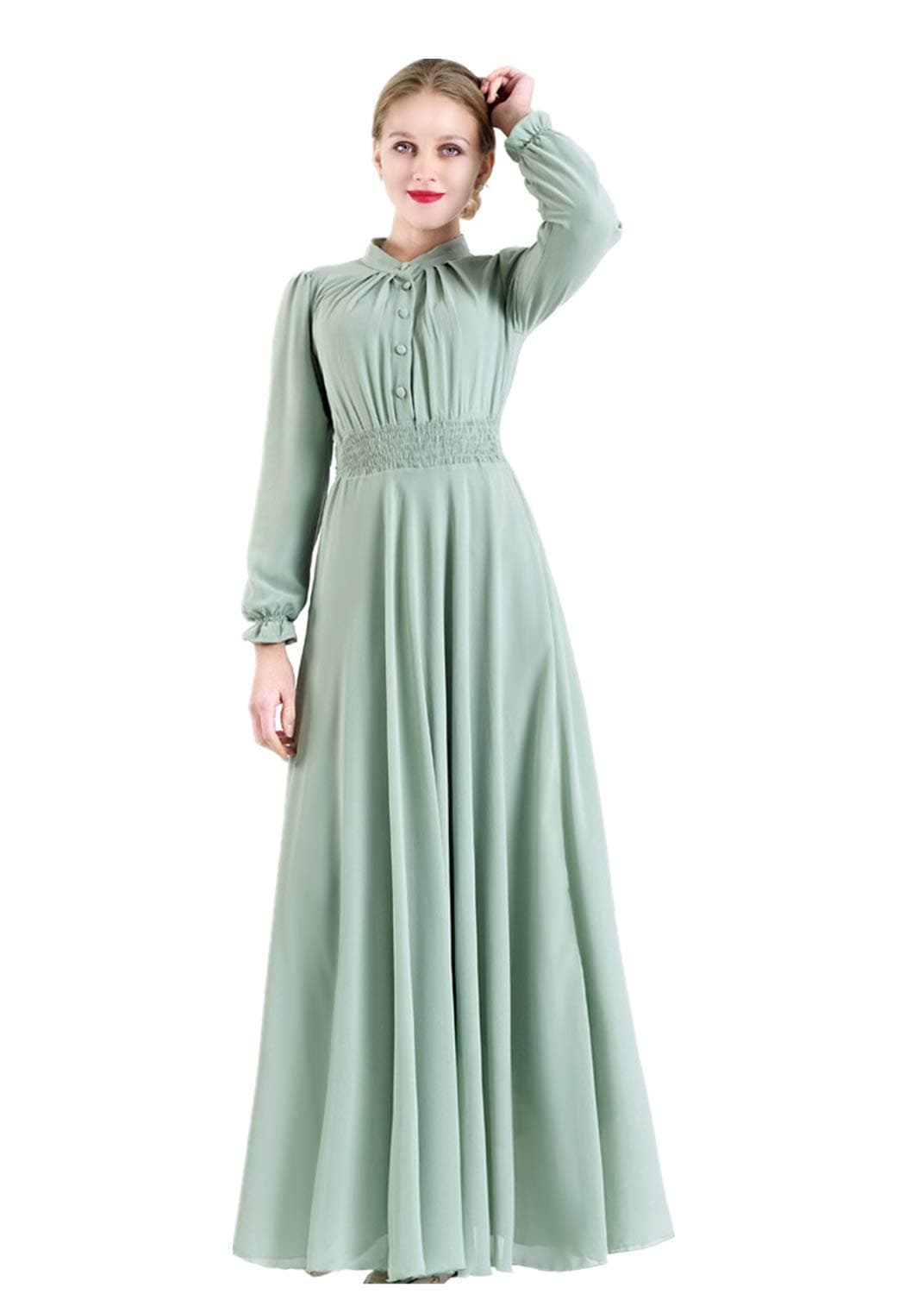 Long Sleeve Muslim Women's Dress