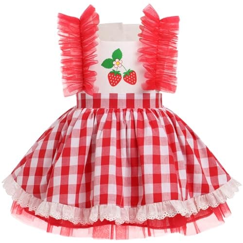 Newborn Infant Baby Girl Birthday Party Dress Romper