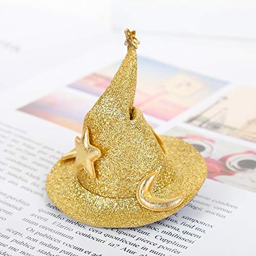 Soochat Mini Witch Hat Hair Clips for Women & Girls Halloween Accessories