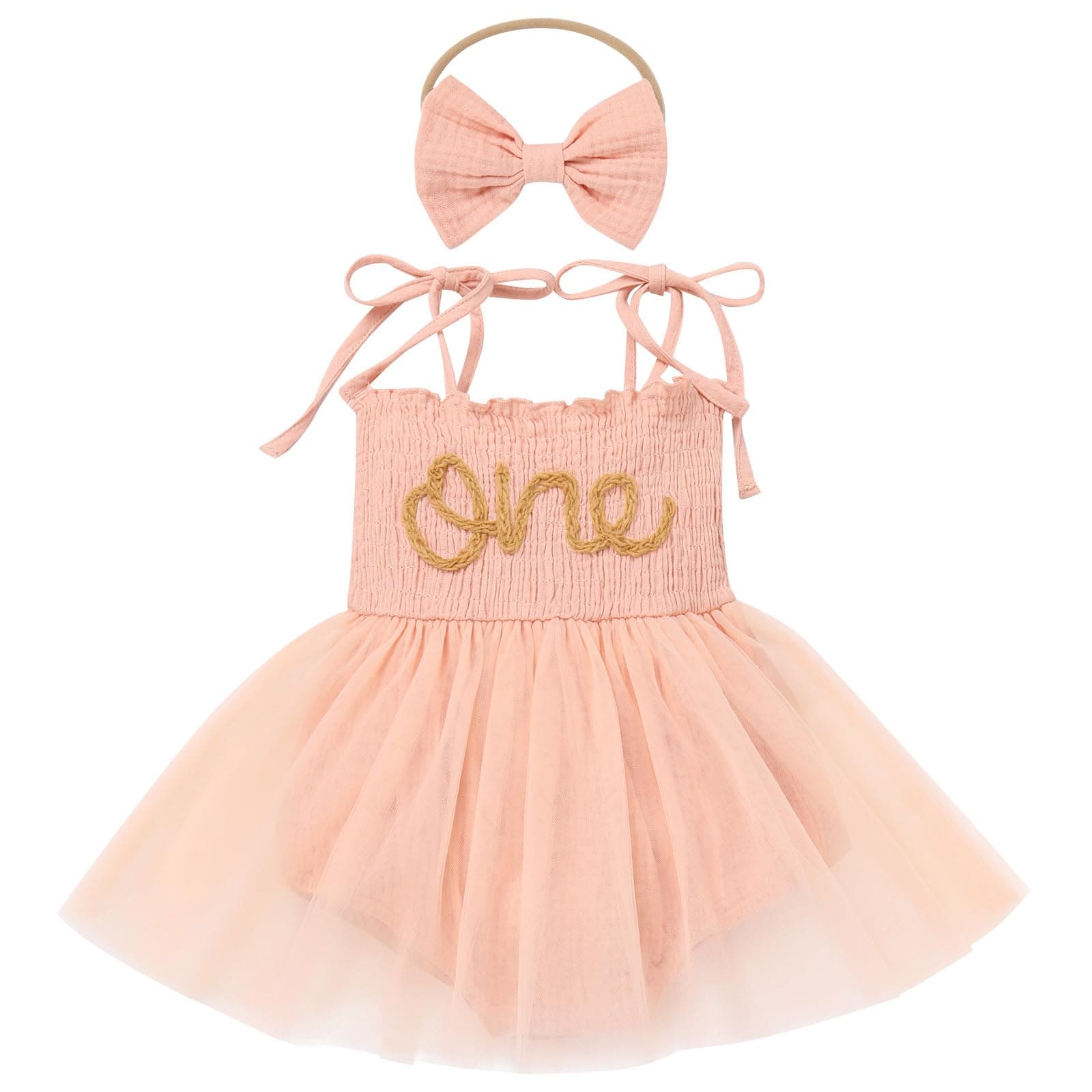 Newborn Baby Girl First Birthday Photo Shoot Outfit