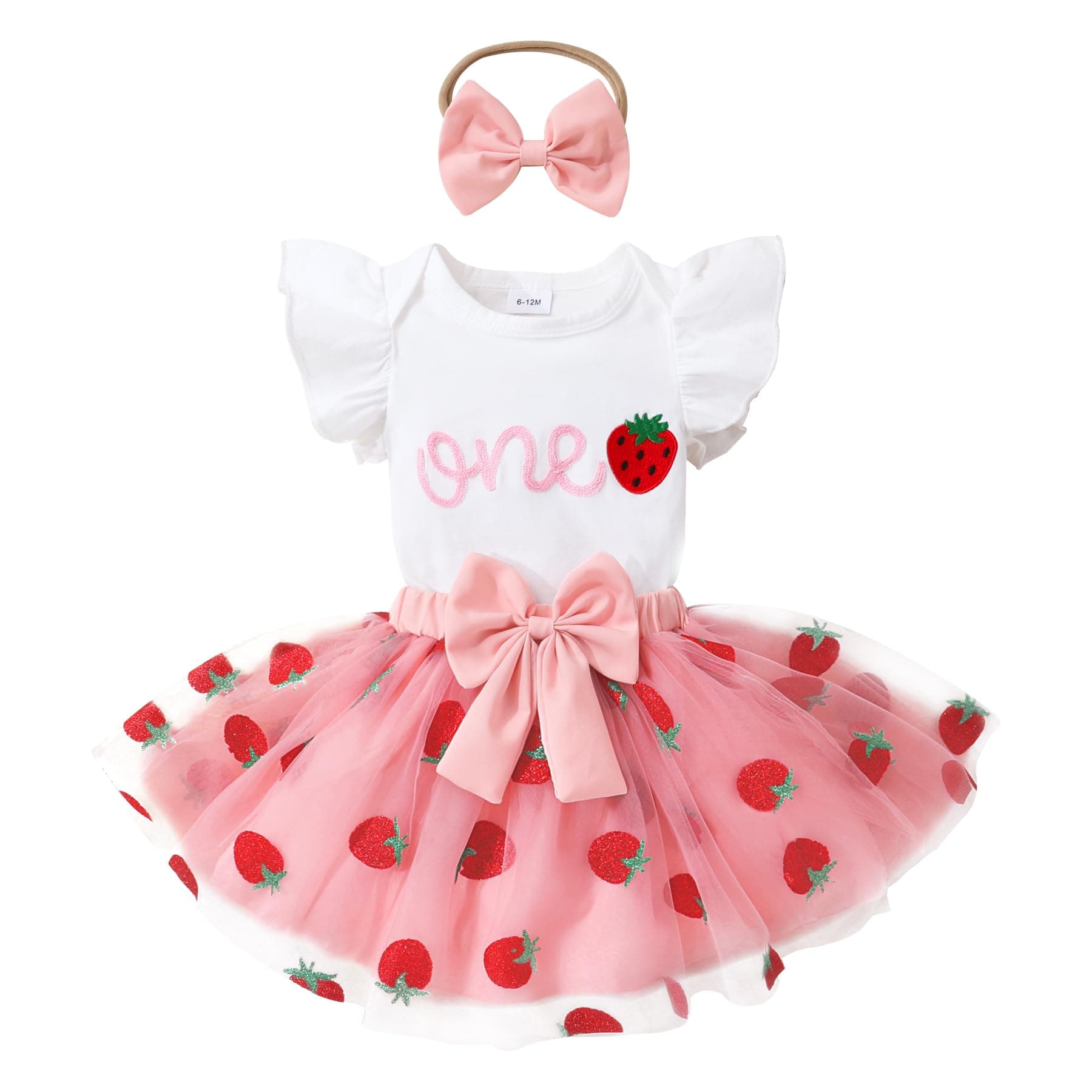 YOUNGER TREE Baby Girl 1st Birthday Tutu Outfits & Skirt with Headband