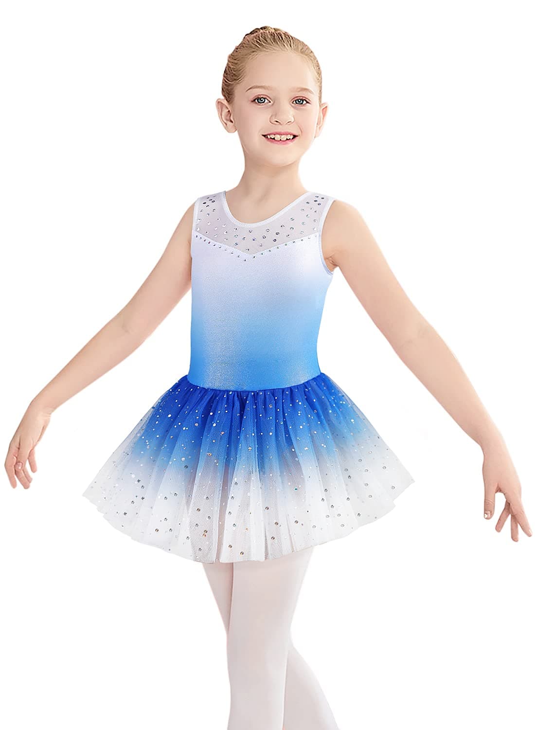 Belovance Girls Gymnastics Skirted Leotards Ballet Tutu