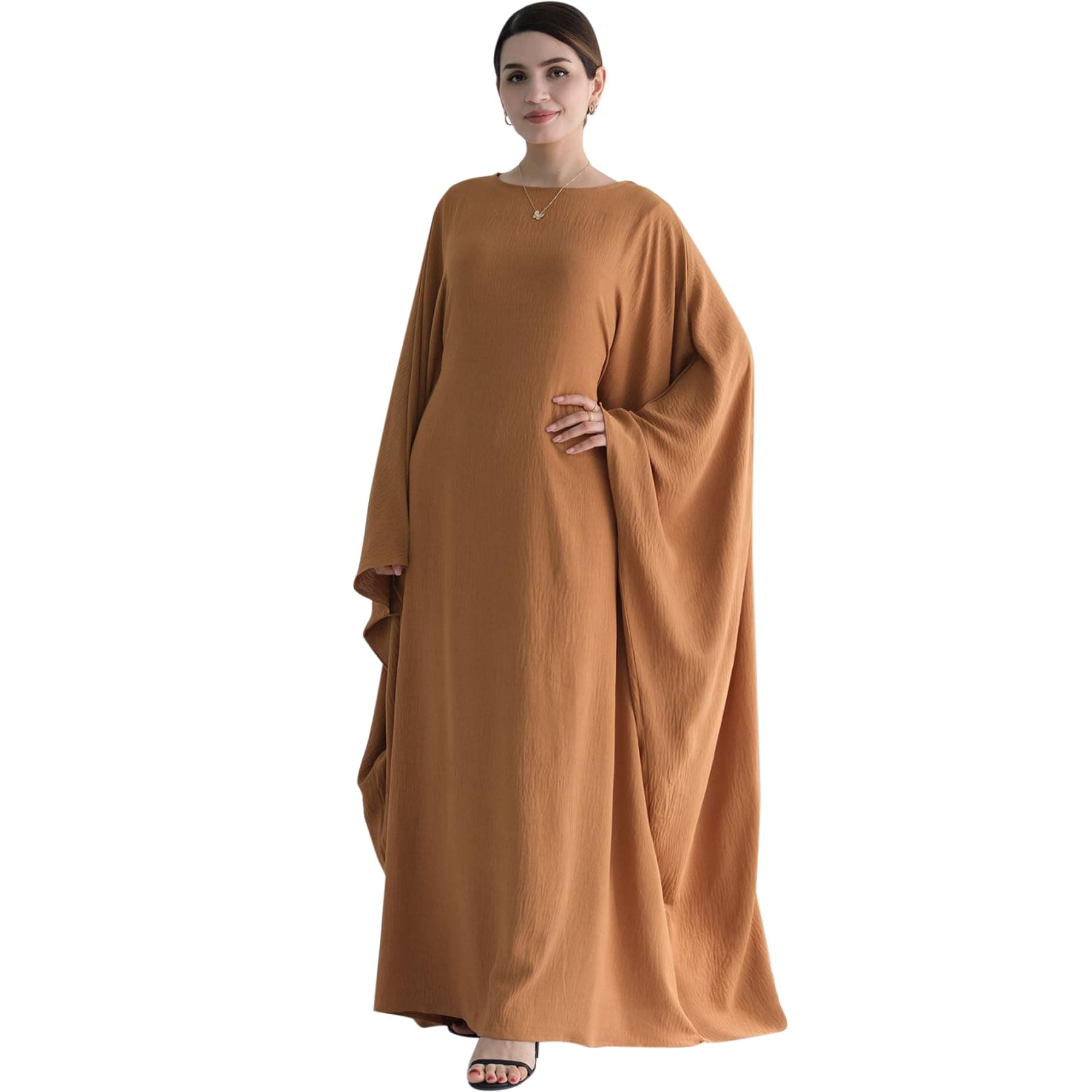 Lenmipot Women's Modern Muslim Abaya Dressdzić