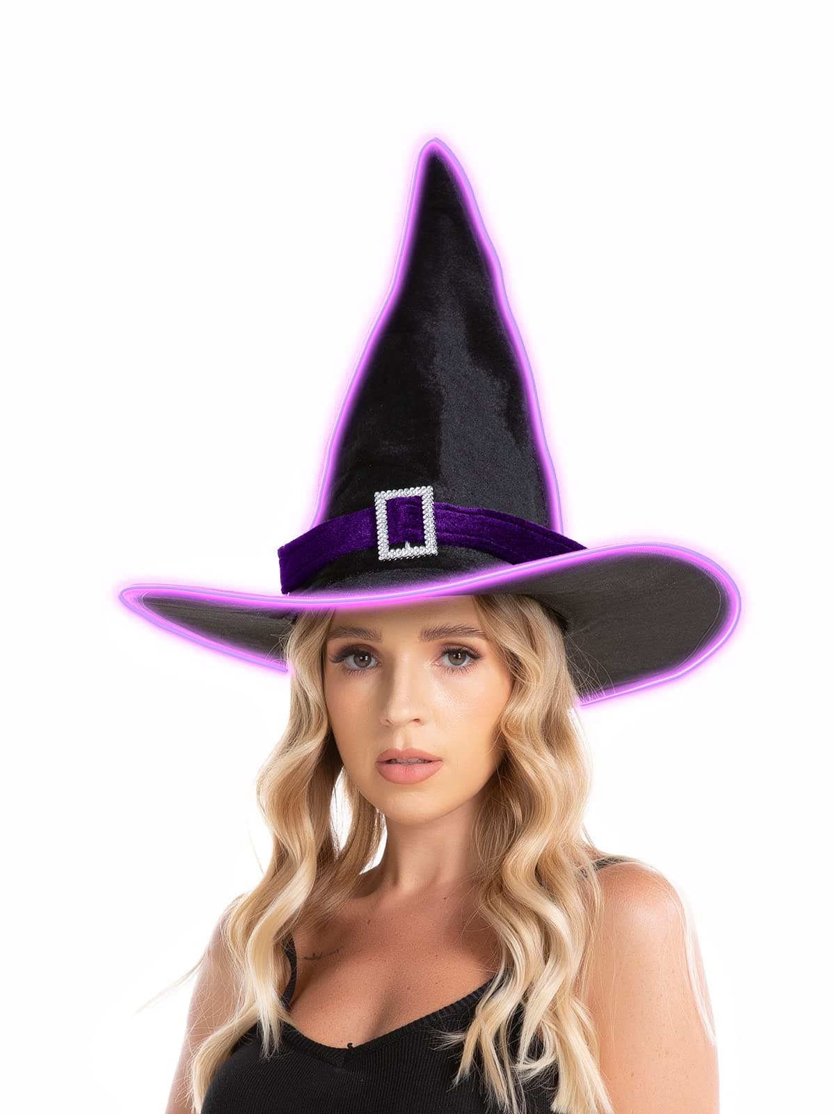 Light Up Witch Hat with EL Wire for HSCTEK