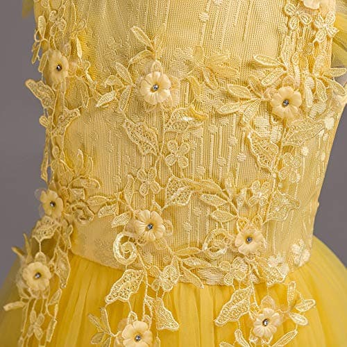 ODASDO Flower Girl Long Dress for Wedding Bridesmaid Pageant
