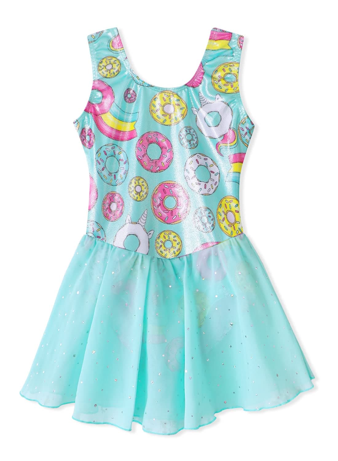 Sparkly Snowflake Tutu Leotard for Toddlers Dance and Gymnastics