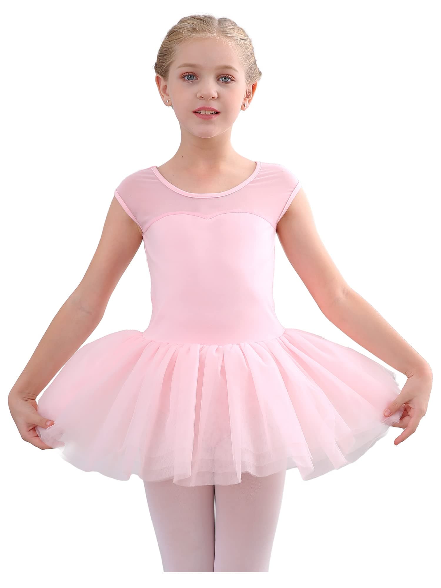 Stele Ballet Leotards with Tutu Skirt for Girls (Toddler/Child)