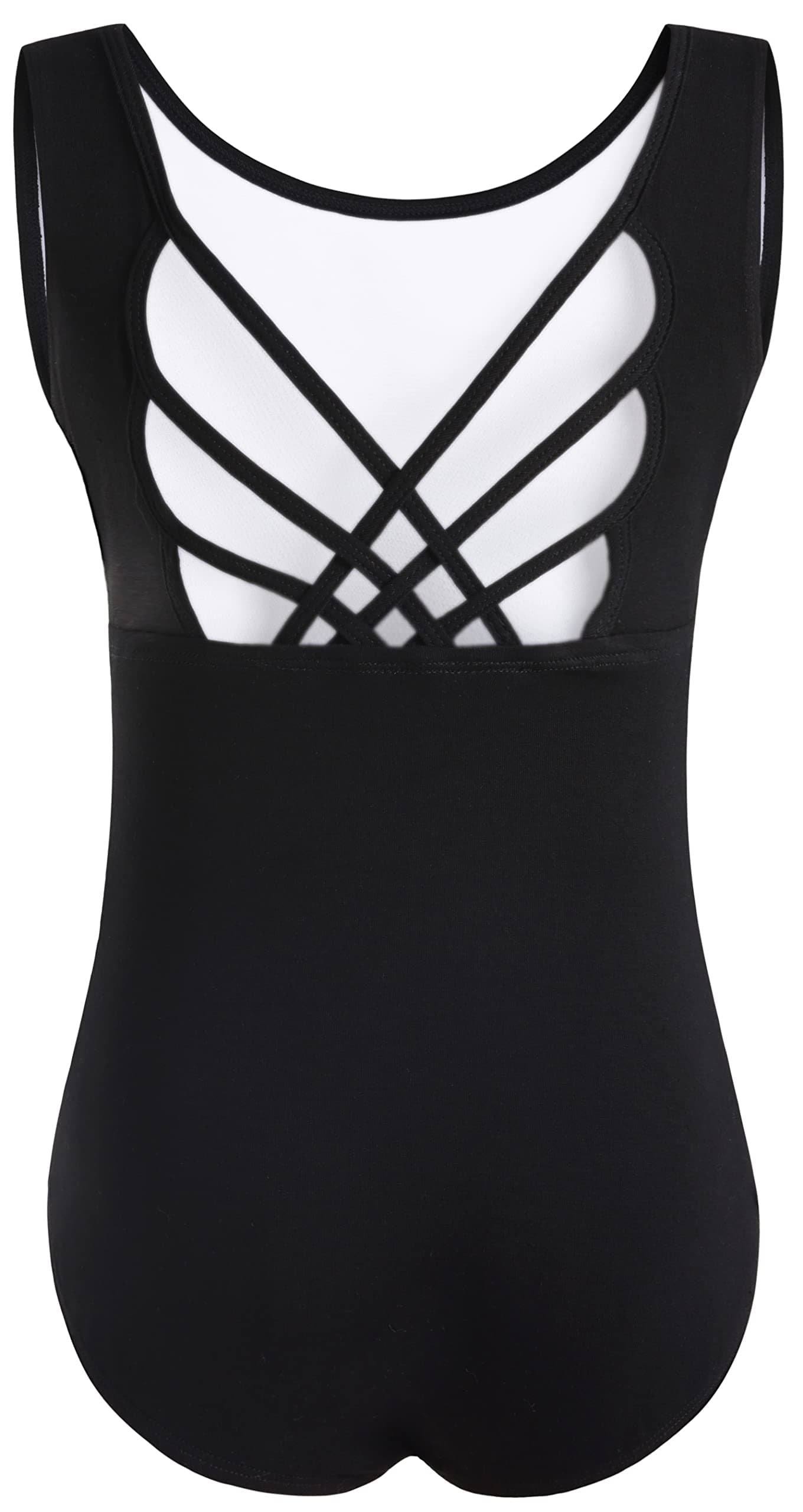 WYHDY Girls' Ballet Dance Butterfly Crisscross Straps Sleeveless Leotards