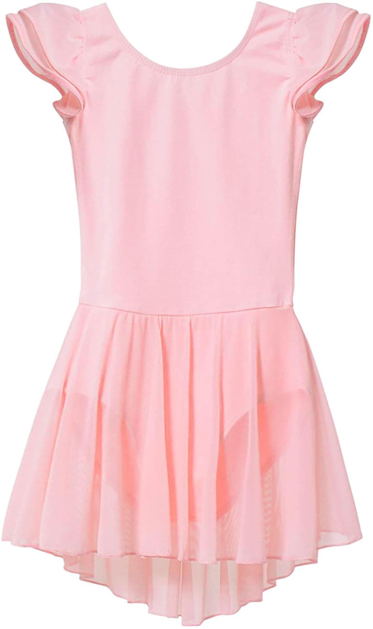 MdnMd Ballet Leotard with Skirt for Toddler Girls