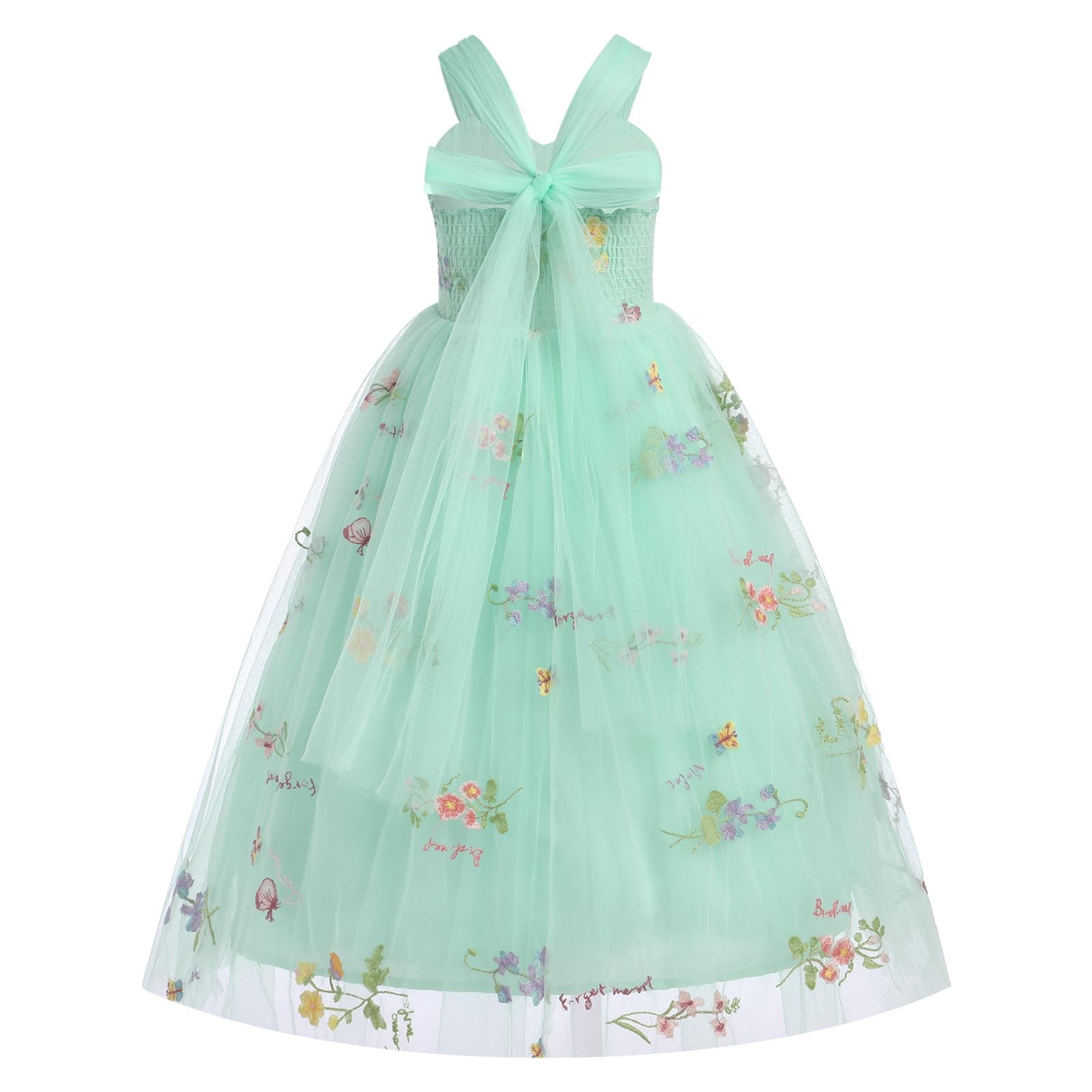 Flower Girl Dresses with Floral Embroidery